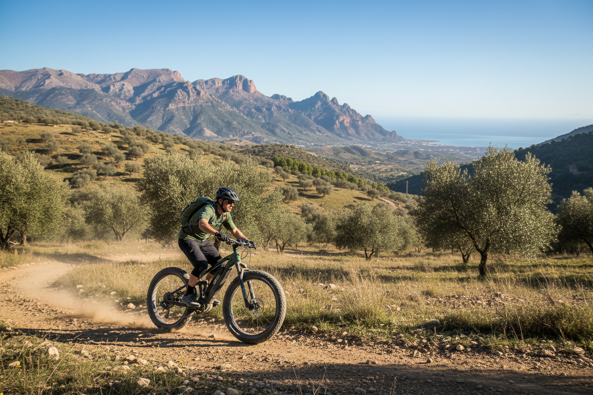 Aventura Off-Road en Bicicleta Eléctrica Fat Bike por Málaga