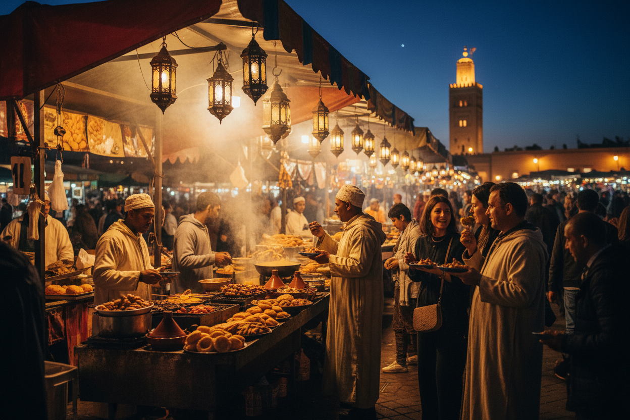 Tour Gastronómico por las Calles de Marrakech