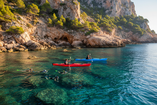 Kayak y Snorkel en La Herradura: Tour Guiado por Cantarríján